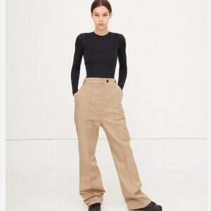 MARKOO Flap Over Trouser Pant Tan Size 28